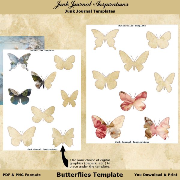 Butterflies Template