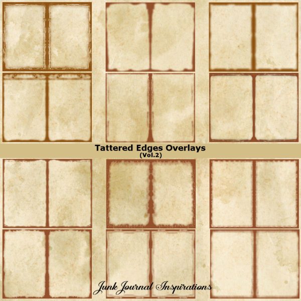 Tattered Edges Overlays Vol 2