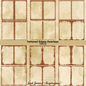 Tattered Edges Overlays Vol 3