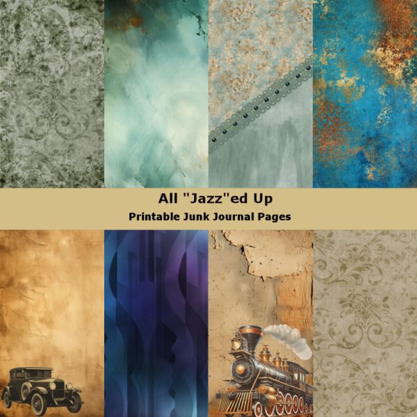All "Jazz"ed Up Junk Journal Kit - Image 2