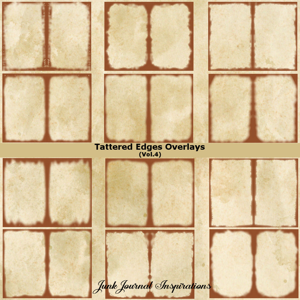Tattered Edges Overlays Vol 4