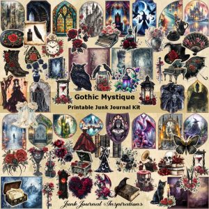 Gothic Mystique Junk Journal Kit