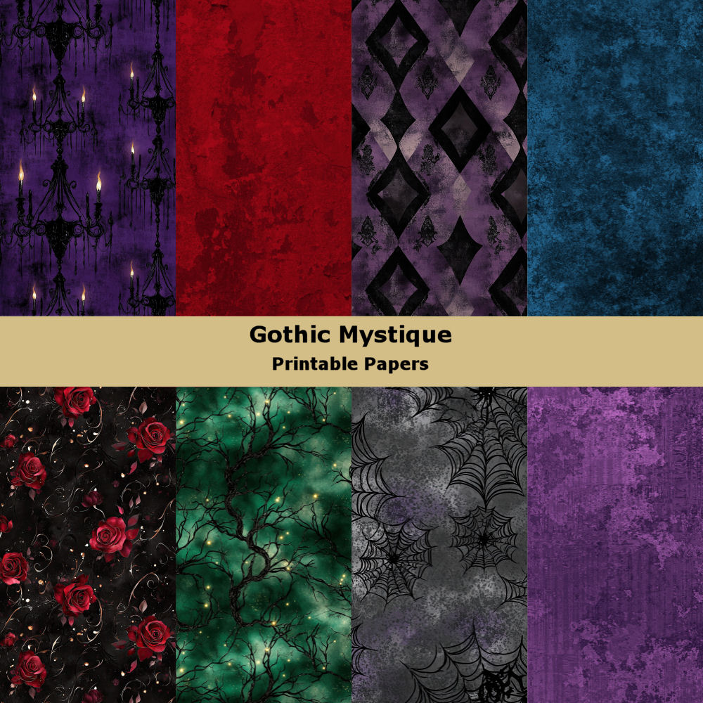 Gothic Mystique Junk Journal Kit - Image 2