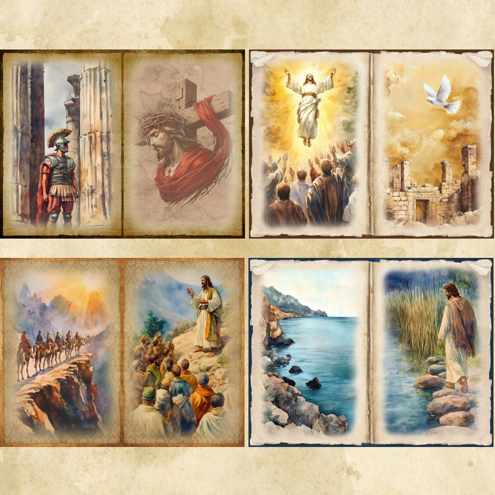 Sacred Resurrection Junk Journal Pages - Image 2