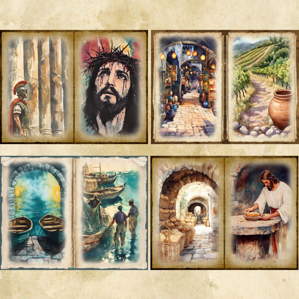 Sacred Resurrection Junk Journal Pages - Image 5