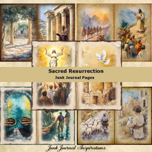 Sacred Resurrection Junk Journal Pages