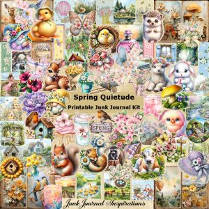 Spring Quietude Junk Journal Kit