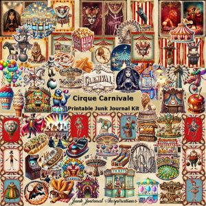 Cirque Carnivale Junk Journal Kit