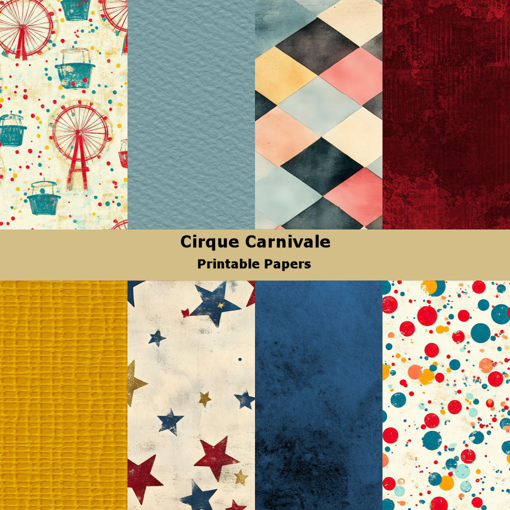 Cirque Carnivale Junk Journal Kit - Image 2